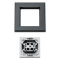 Homematic IP Kryt kolískového vypínača - so symbolmi, antracit - HmIP-BRA-A