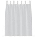 vidaXL Voile záclona 2 ks Svetlosivá 140 x 140 cm Polyester