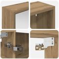 vidaXL Set kabinetov do kúpeľne 3 ks 116 x 16 x 62,5 cm
