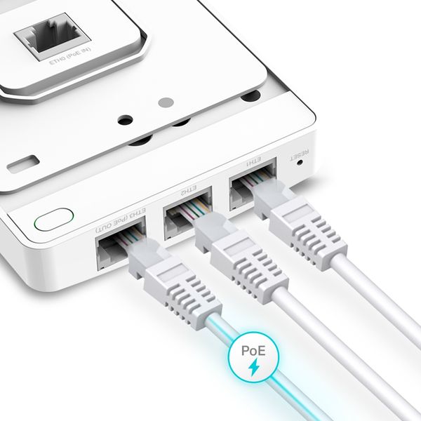 TP-Link EAP615-Wall AX1800 4xGb stenný panel AP Omada SDN