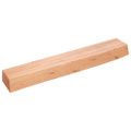 vidaXL Nástenná polica bledohnedá 60x10x6 cm ošetrený dubový masív