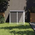 vidaXL Klietka pre kurčatá strecha svetlo šedá 103x98x90 cm poz. oceľ