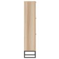 vidaXL Skrinka na topánky biela 52x25x120 cm kompozitné drevo