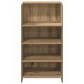vidaXL Recepčný stôl dub artisan 55x50x103,5 cm kompozitné drevo