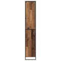 vidaXL Vysoké skrinky Staré drevo 79 x 36 x 200 cm Kompozitné drevo
