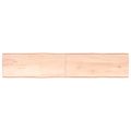 vidaXL Stolová doska 200x40x(2-6) cm, neošetrený masív, živé hrany