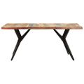 vidaXL Jedálenský stôl 180x90x76 cm recyklovaný masív