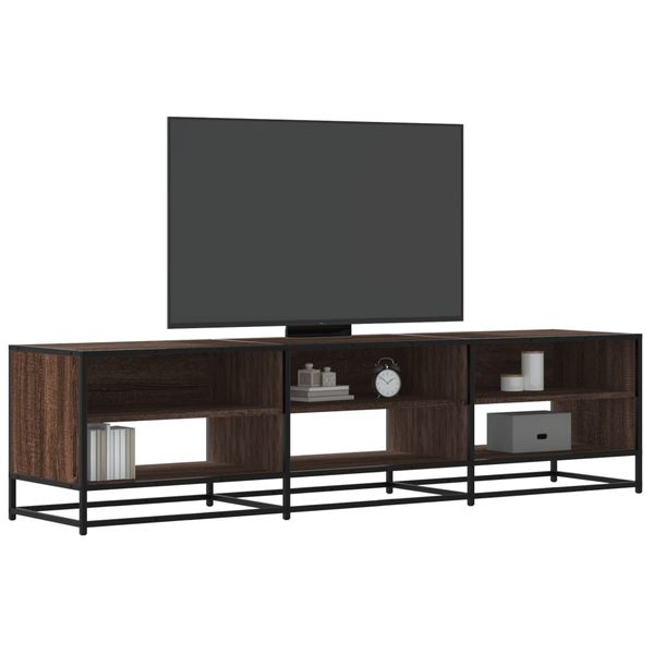 vidaXL TV skrinka hnedý dub 180x40x46 cm kompozitné drevo