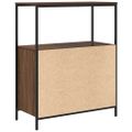 vidaXL Kúpeľňová skrinka s policami dub hnedý 76,5x35x95 cm