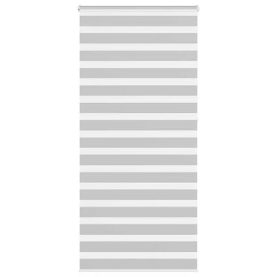 vidaXL Zebra roleta svetlosivá 100x230 cm šírka látky 95,9cm polyester