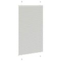 vidaXL plisovaná roleta svetlosivá 75x150 cm Šírka látky 74,4 cm
