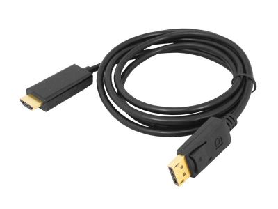 Kábel LTC HDMI-DISPLAYPORT 1,8 m čierny Kabel LTC HDMI-DISPLAYPORT 1,8 m čierny