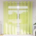 vidaXL Voálové závesy s priechodkami 2 ks Apple Green 140x225 cm