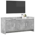 vidaXL TV skrinka 102 x 33 x 47 cm Betónovo sivá Kompozitné drevo