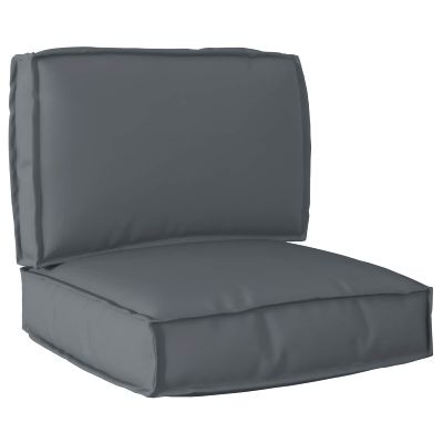 vidaXL Sada vankúšov na palete 2 pcs Antracit Oxfordská látka