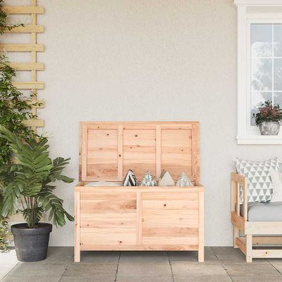 vidaXL Vonkajší box na vankúše 99x50x56,5 cm masívne jedľové drevo