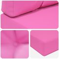 vidaXL Vankúš na vonkajšiu pohovku Polyester Ružová 80 x 80 cm
