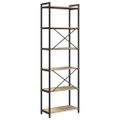 vidaXL Regál na knihy 60 x 30 x 189,5 cm Kompozitné drevo Sonoma dub
