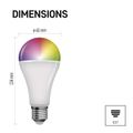 Smart LED žiarovka GoSmart A65 / E27 / 14 W (94 W) / 1 400 lm / RGB / stmievateľná / Zigbee