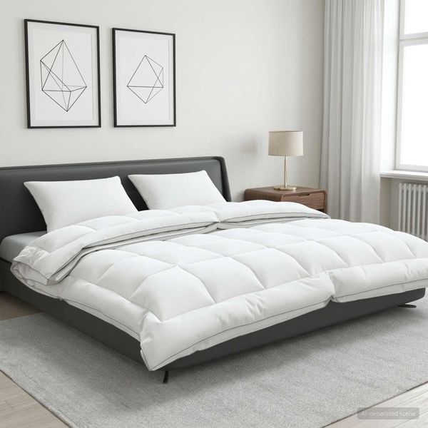 vidaXL Súprava paplóna a vankúša 3 ks 200x220 cm 4 ročné obdobia Vlnka