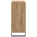 vidaXL Skrinka na gramofónové platne dub artisan 84,5 x 38 x 89 cm