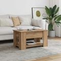 vidaXL Konferenčný stolík Artisan Dub 79x49x41 cm Upravené drevo