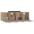 vidaXL Nástenné skrinky 2 ks dub sonoma 80x35x36,5 cm spracované drevo