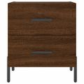 vidaXL Nočné stolíky 2 ks hnedý dub 40x35x47,5 cm kompozitné drevo