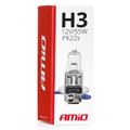Halogénová žiarovka H3 12V 55W AMiO-01478