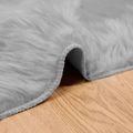 vidaXL Koberec z umelého ovčieho kožucha TAFALLA Sivá 60 x 110 cm