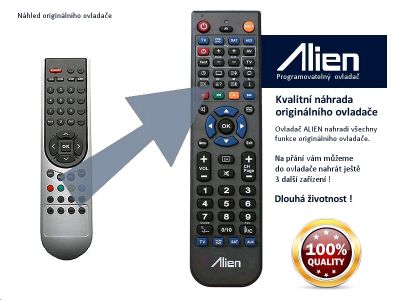 Diaľkové ovládanie ALIEN SENCOR SLT1611DVBT