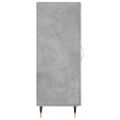 vidaXL Komoda betónovo sivá 34,5x34x90 cm spracované drevo