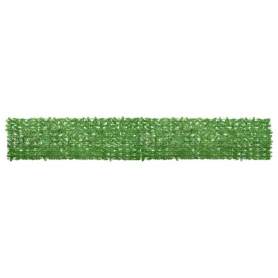 vidaXL Balkónová markíza so zelenými listami 500x75 cm