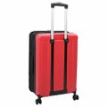vidaXL Kufor so zámkom Červená 43 x 27 x 66 cm ABS plast