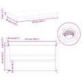 vidaXL Nástenné police 2 ks 50x30 cm strieborné nehrdzavejúca oceľ