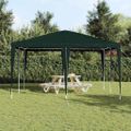vidaXL Párty stan Zelená 400 x 400 x 266 cm Polyetylén a oceľ