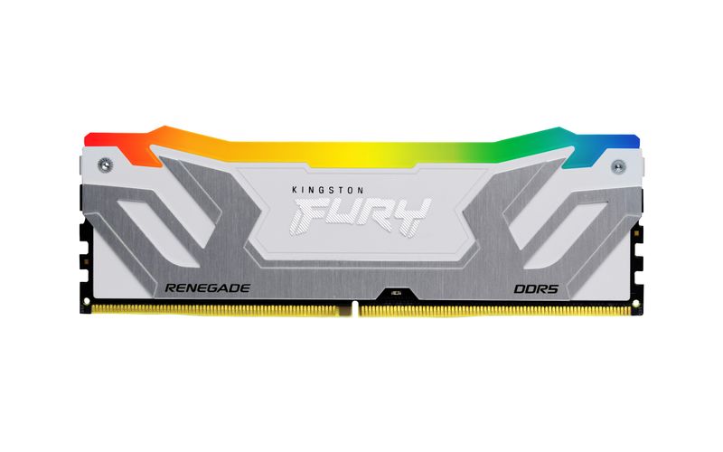 Kingston FURY Renegade/DDR5/24/8000MHz/CL38/1x24GB/RGB/White