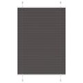 vidaXL plisovaná roleta čierna 100x100 cm Šírka látky 99,4 cm
