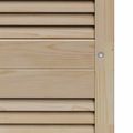vidaXL Skříňové dvere s dverami 4 ks Prírodná 201 x 2,1 x 49,5 cm