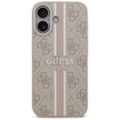 Puzdro Guess 4G Printed Stripes MagSafe pre iPhone 17 ružové