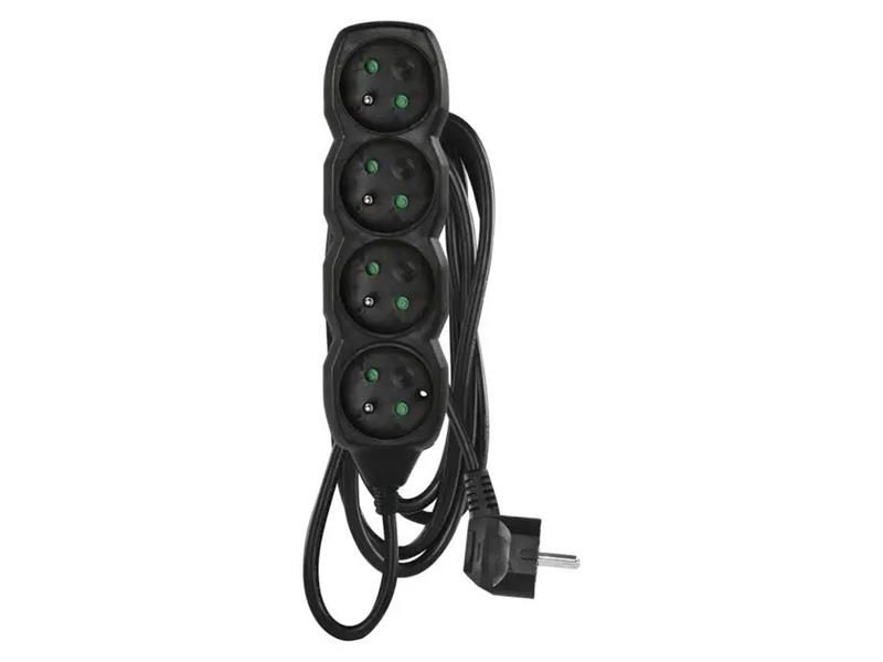Predlžovací prívod 4 zásuvky 3m EMOS PC0413R