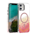 Epoxy Mag púzdro pre iPhone 12 / 12 Pro 6,1" ružové