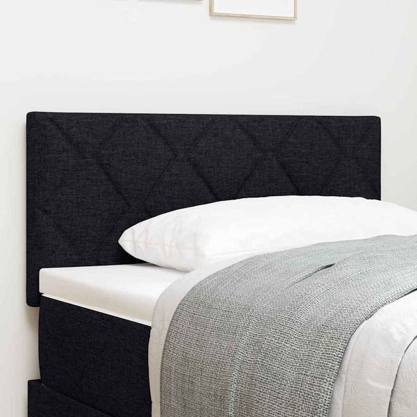 vidaXL LED hlavová doska Čierny 100 cm látka