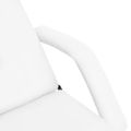 vidaXL Masážny stôl, biely 180x62x(87-112) cm