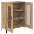 vidaXL Servírovacia skriňa Remeselný dub 69,5 x 34 x 90 cm