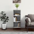 vidaXL Komoda betónovo sivá 34,5x32,5x90 cm kompozitné drevo