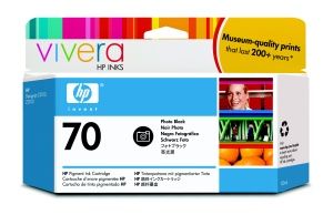 HP no 70 foto. čierna atramentová kazeta, C9449A