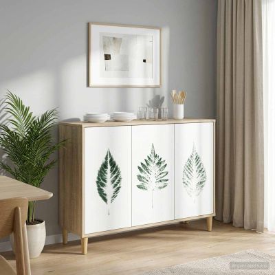 vidaXL Servírovacia skriňa HANAU Sonoma 102 x 33 x 75 cm