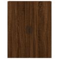 vidaXL Vysoká skrinka hnedý dub 69,5x34x180 cm spracované drevo