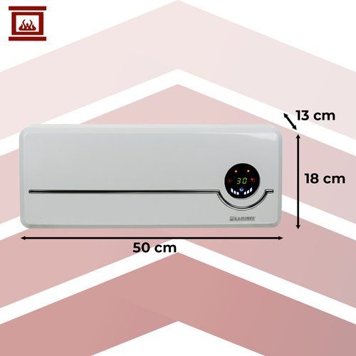 Teplovzdušný ventilátor keramický Kaminer Airo 26389, nástenný, WiFi, 1000/2000 W biely Teplovzdušný ventilátor keramický Kaminer Airo 26389, nástěnný, WiFi, 1000/2000 W bílý
